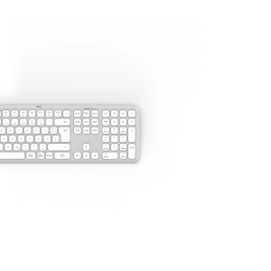 Hama Multi-Device-Tastatur WK-550, QWERTZ, kabellos, weiß. Zubehör für Computer & Multimedia.