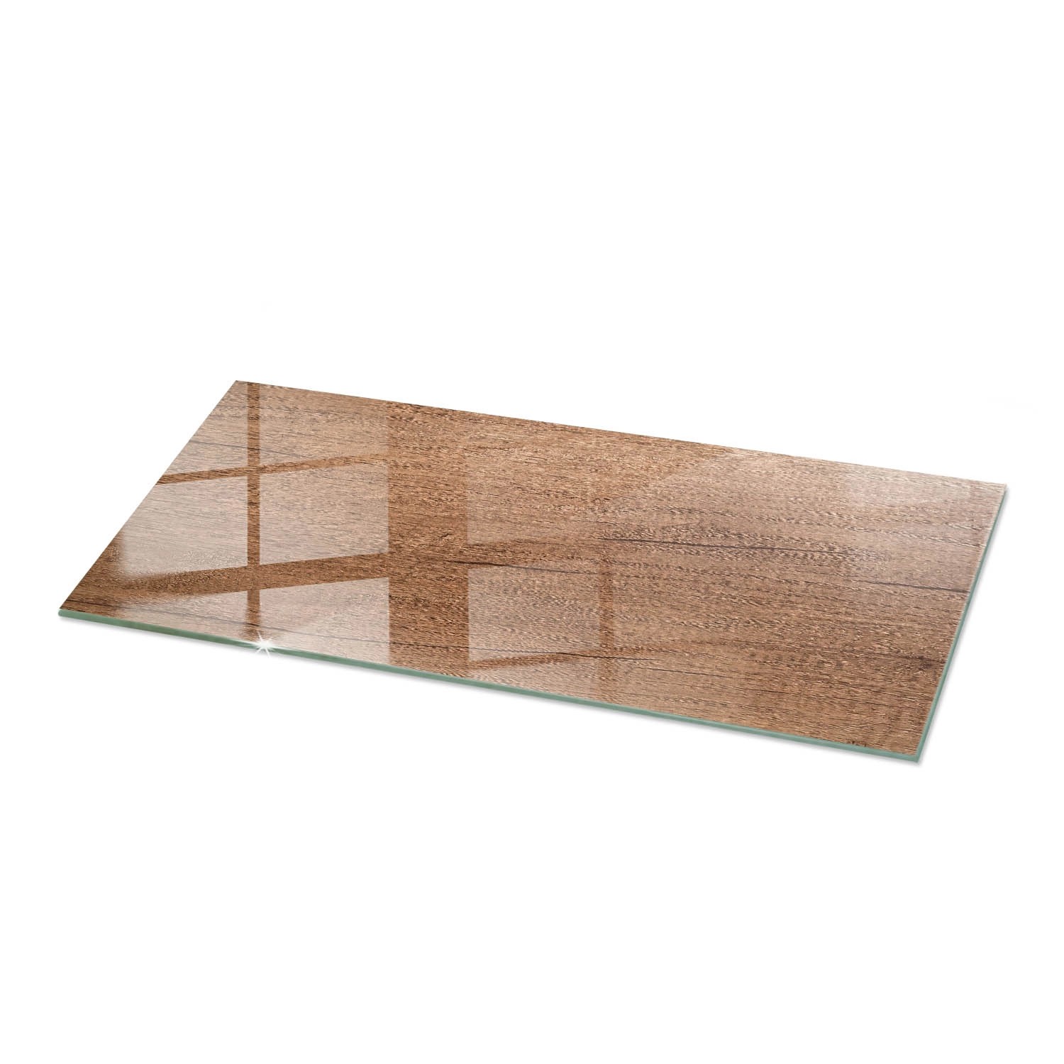 Tulup Tischplatte Natürliches Holzmuster Couchtisch Platte 125x50 cm Braun günstig online kaufen