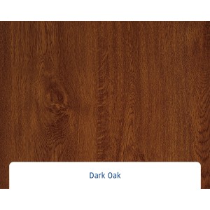 EcoStar Haustür Isopro IP 810S in Dark Oak Optik, Detailansicht der Holzstruktur.
