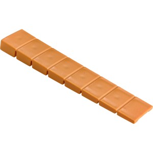 Hettich Unterlegkeil, 4er-Set, Kunststoff kirschfarben, abknipsbar, 20x100 mm.