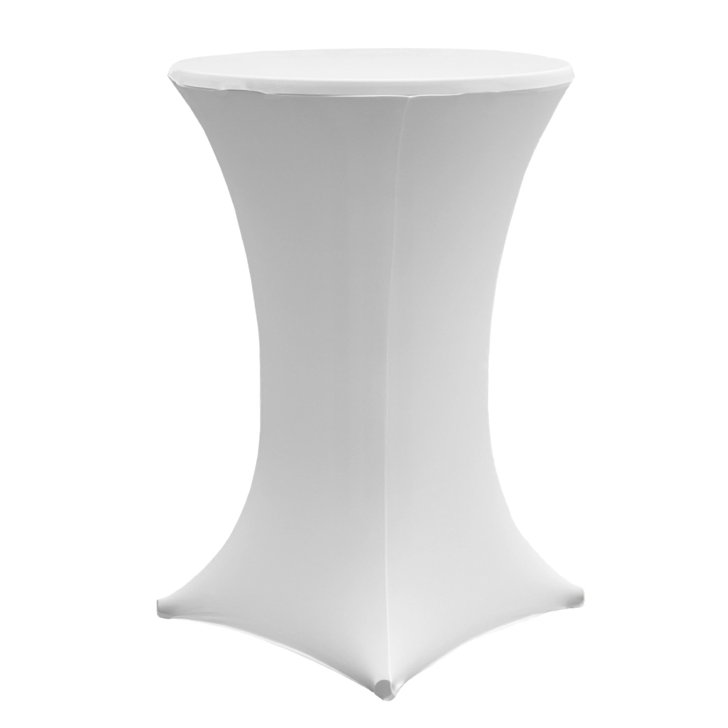 TRUTZHOLM Stehtischhusse Stretch 70cm Weiß