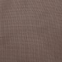 Brauner Voile Vorhang aus Polyester mit feiner Webstruktur und Stangentasche, halbtransparent.