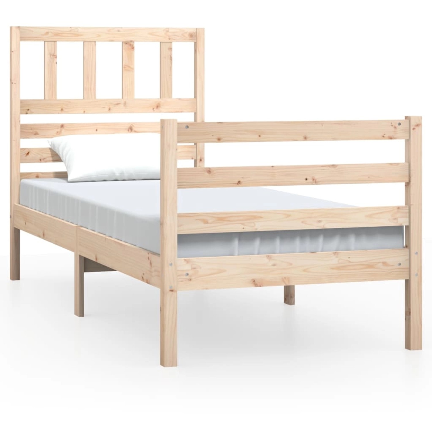 Vidaxl Massivholzbett 75x190 Cm 2ft6 Small Single günstig online kaufen