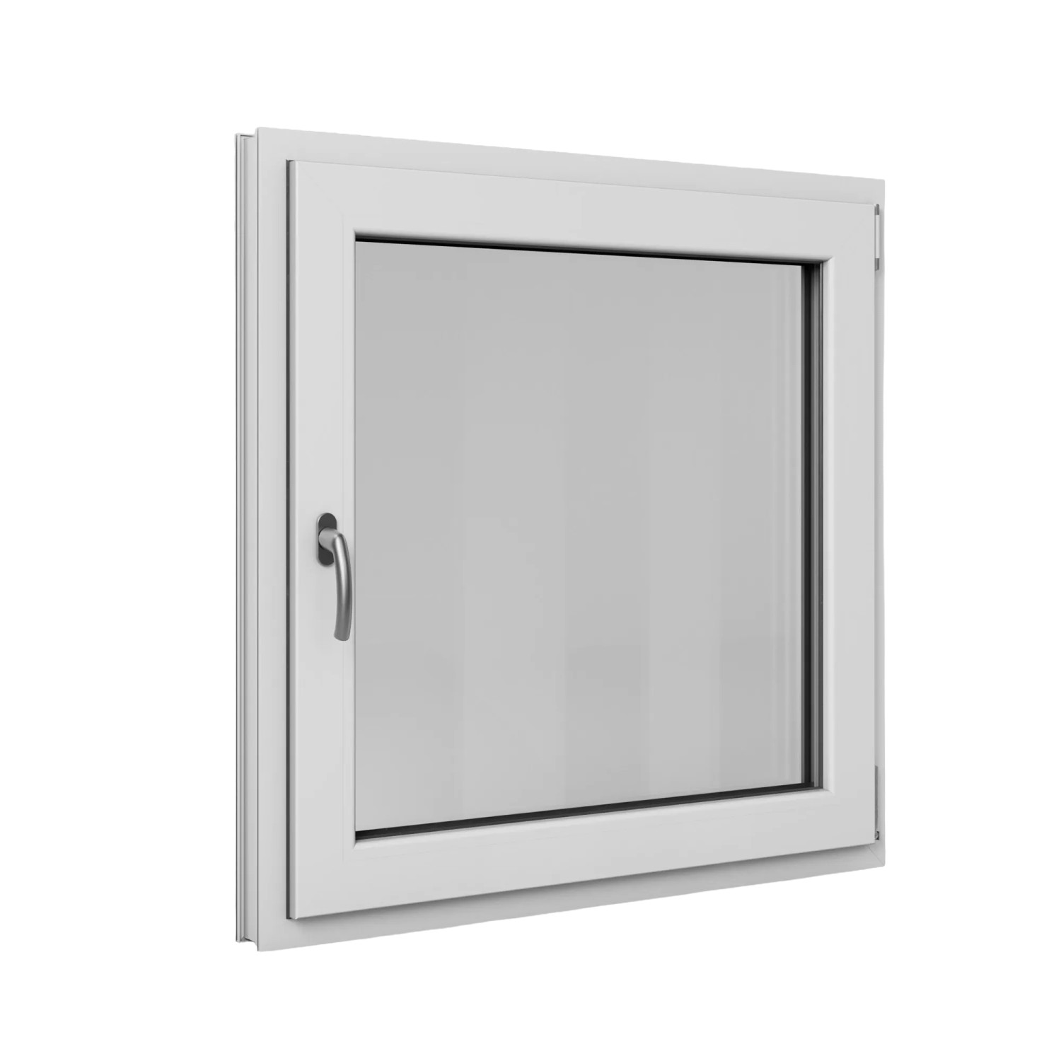 Roro Fenster Basic Kunststoff-Profil Weiß 95 cm x 95 cm DIN R günstig online kaufen