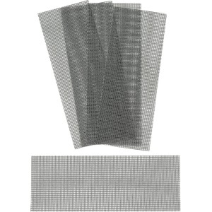 LUX Gitterleinen Classic G60, 5 Stück, für Handschleifer, zum Glätten von Fugen und Abschleifen von Oberflächen.
