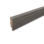 Egger Sockelleiste L550 Kubisch, Dekor Eiche Grau, 6 cm hoch. Fußleiste für Laminat und Hybridböden.