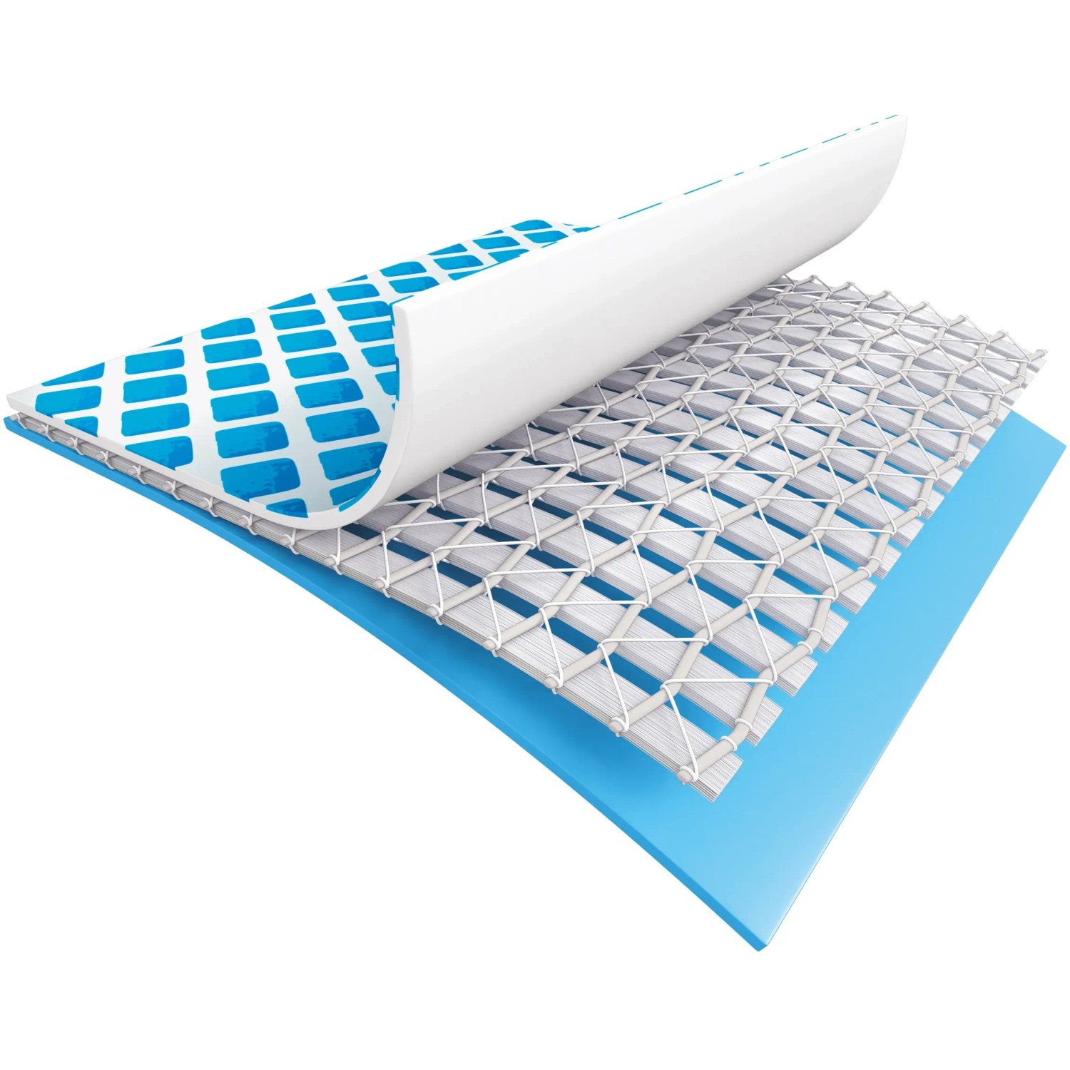 Detailaufnahme der Poolfolie des Intex Frame Pool Family, die die robuste Materialstruktur zeigt.
