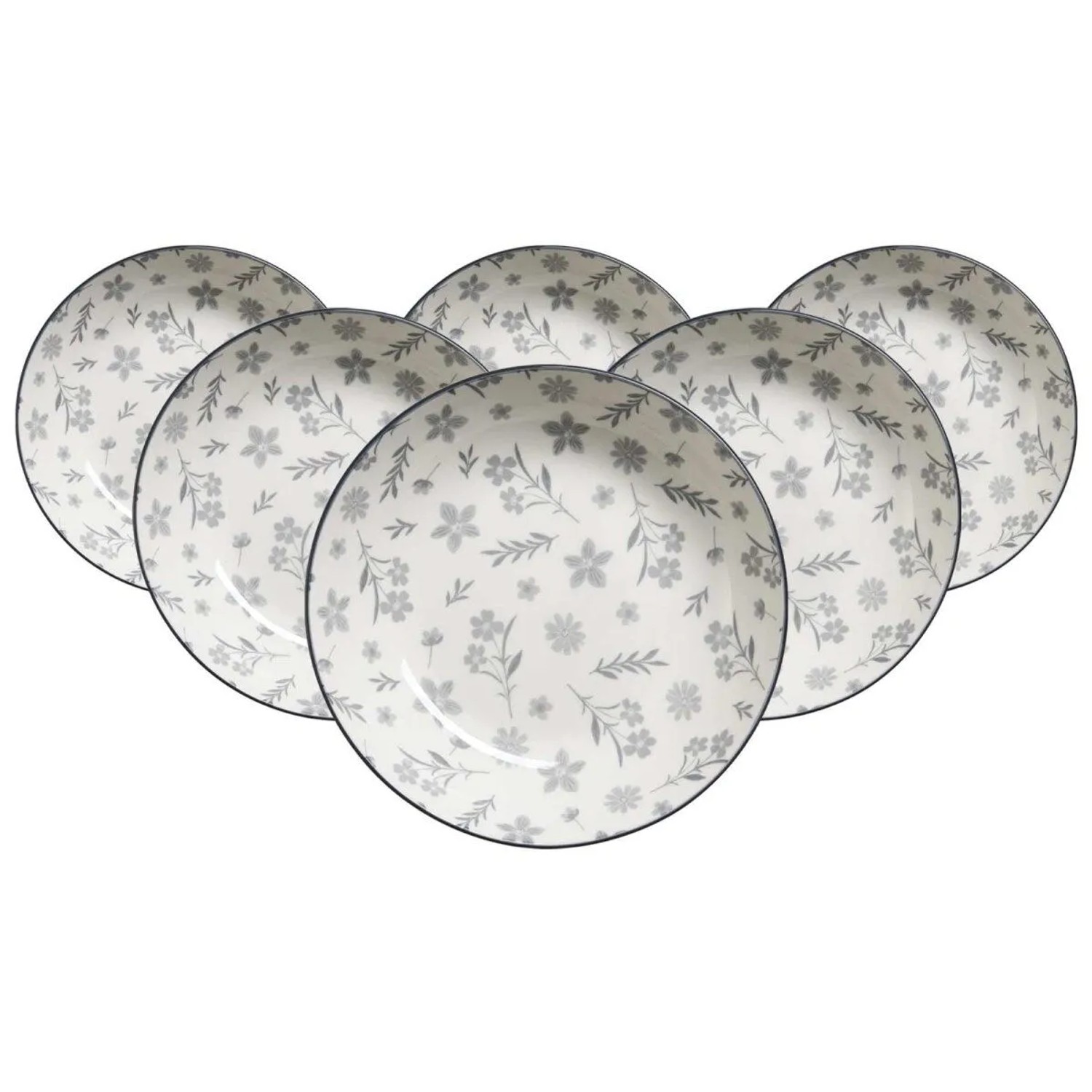 Ritzenhoff & Breker Sendai Dessertteller 21 cm 6er Set Blume