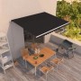 vidaXL Markise Manuell Einziehbar 400x350 cm Anthrazit 3068979_2