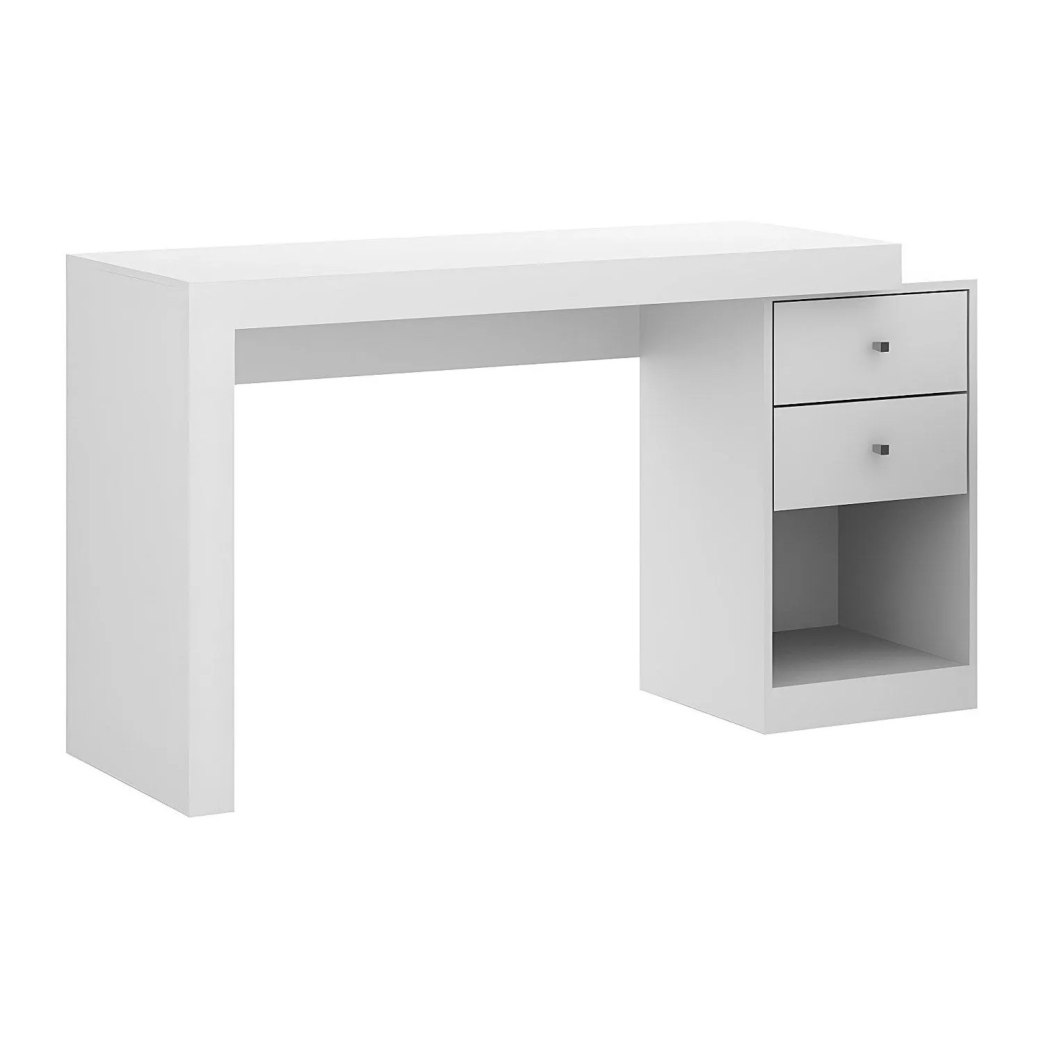 Vente-unique Schreibtisch Evan Weiß 120 cm  140 cm