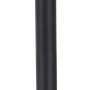 Schwarze Lutec LED Solar Wegeleuchte Flair mit Erdspieß, 76cm hoch.