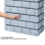Garantia Wandtank Rocky Junior 300 l Light Granite in Steinoptik mit Wasserhahn.