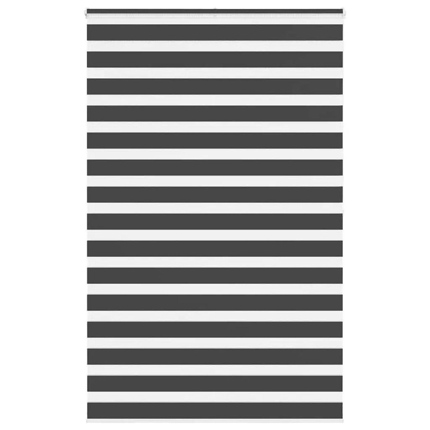 vidaXL Doppelrollo Schwarz 150x200 cm Stoffbreite 145,9 cm Polyester 401427 günstig online kaufen