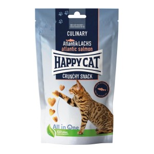 Happy Cat Katzen-Ergänzungsfutter Crunchy Snack Lachs 70 g