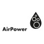 Symbol für Hansgrohe AirPower Technologie: Wassertropfen mit Luftblasen.