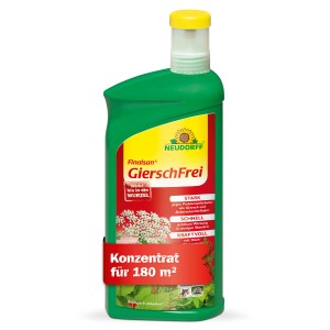 Neudorff Finalsan Giersch-Frei Unkrautvernichter Konzentrat in grüner Flasche.