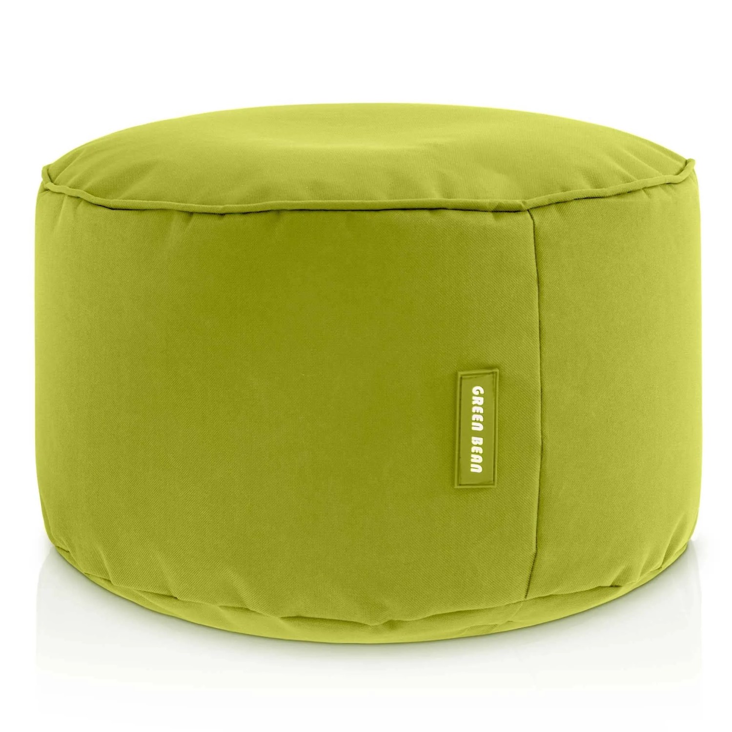 Green Bean Sitzpouf Stay 45 x 25 cm PVC Wetterfest Waschbarer Bezug mit EPS-Perlen-Füllung Grün