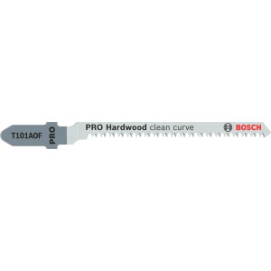 Bosch Stichsägeblatt T 101 AOF, 3 Stück, für saubere Kurvenschnitte in Hartholz.