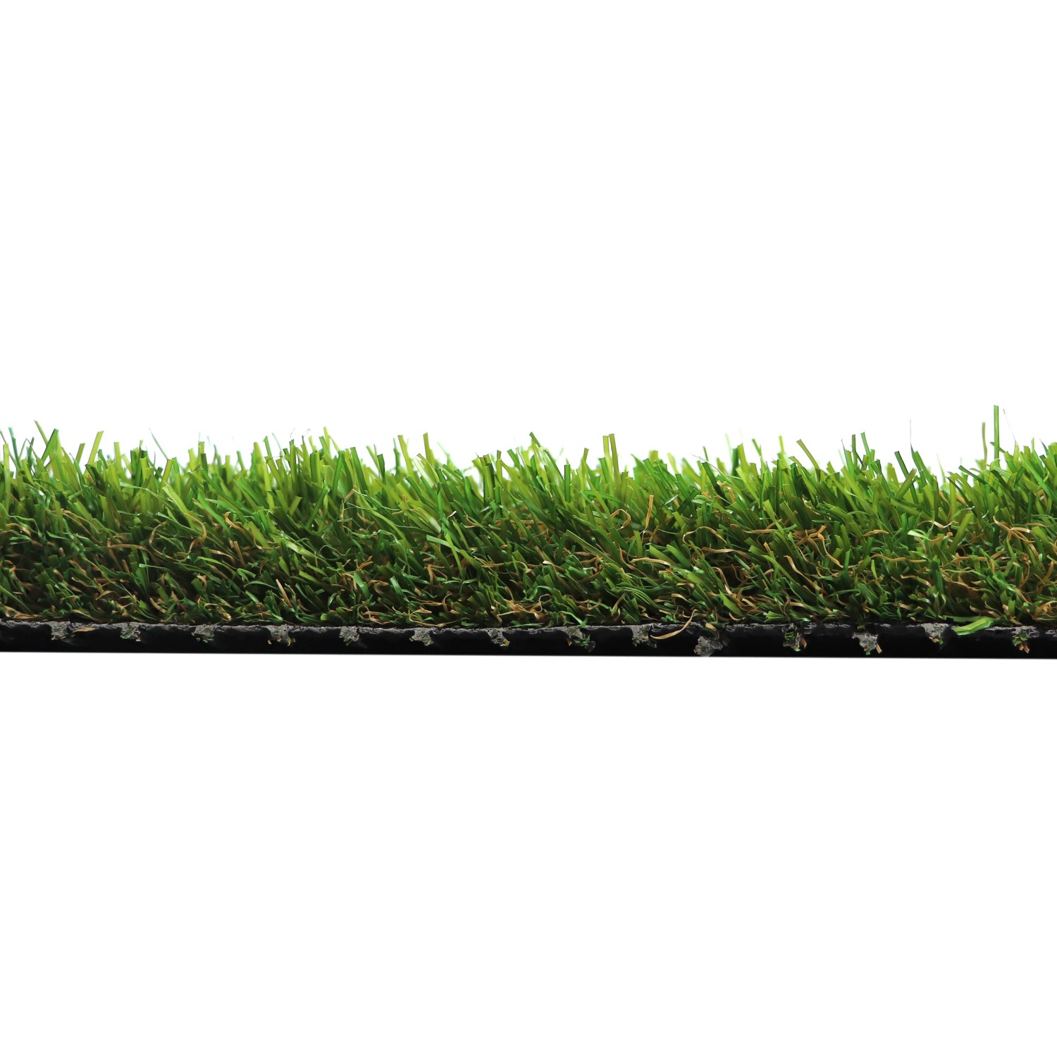 Detailaufnahme von Primaflor Kunstrasen Milo, 37mm hoch, ideal für Garten und Balkon.