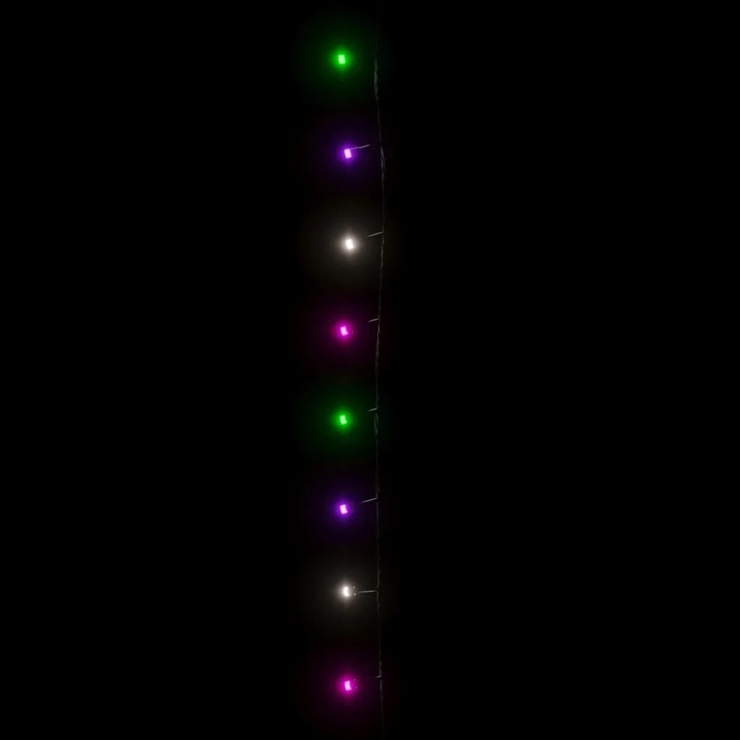 vidaXL LED-Lichterkette, 1000 LEDs, pastell mehrfarbig, 100 m, für Außen.