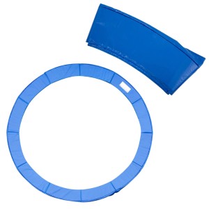 HOMCOM Trampolin Randabdeckung Ø366 cm Hellblau