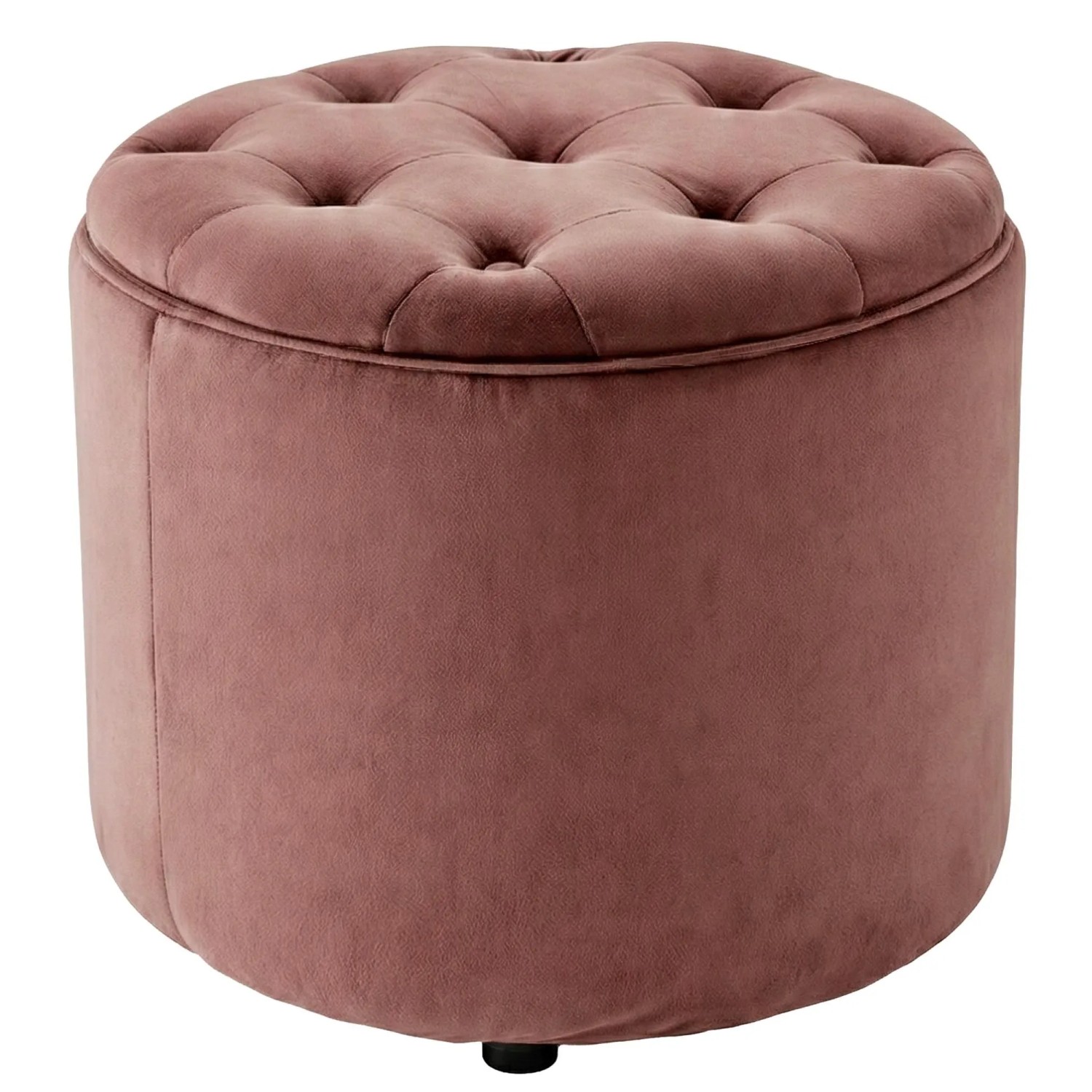 CLP Sitzhocker Pantin Samt Pink