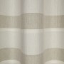 Creme Schlaufenschal Uwe von Neusser Collection, 245x135 cm, mit Streifen und Gardinenband.