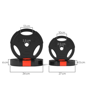 SPORTNOW Hantelscheiben Set, Kunststoff/Sand, schwarz. 2x10kg & 2x5kg Gewichte für Hanteltraining.