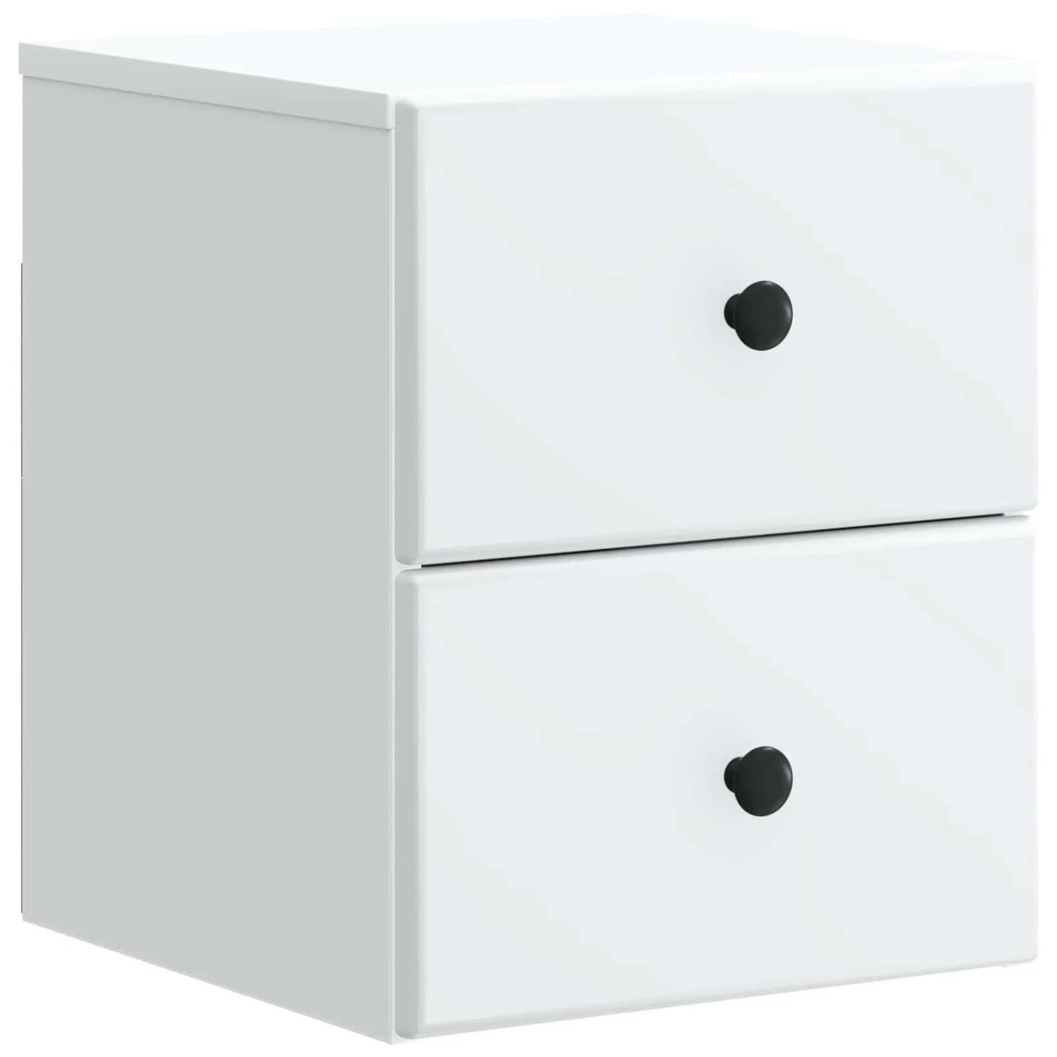 vidaXL Wandmontierter Nachttisch Weiß 34,5 x 33 x 40 cm Holzwerkstoff 899145
