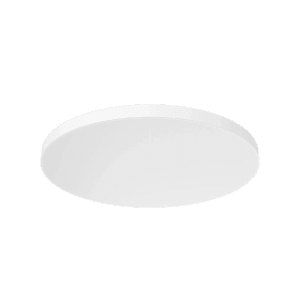 Weiße, runde Philips Hue Datura LED-Panelleuchte für Deckenmontage, White & Color Ambiance.