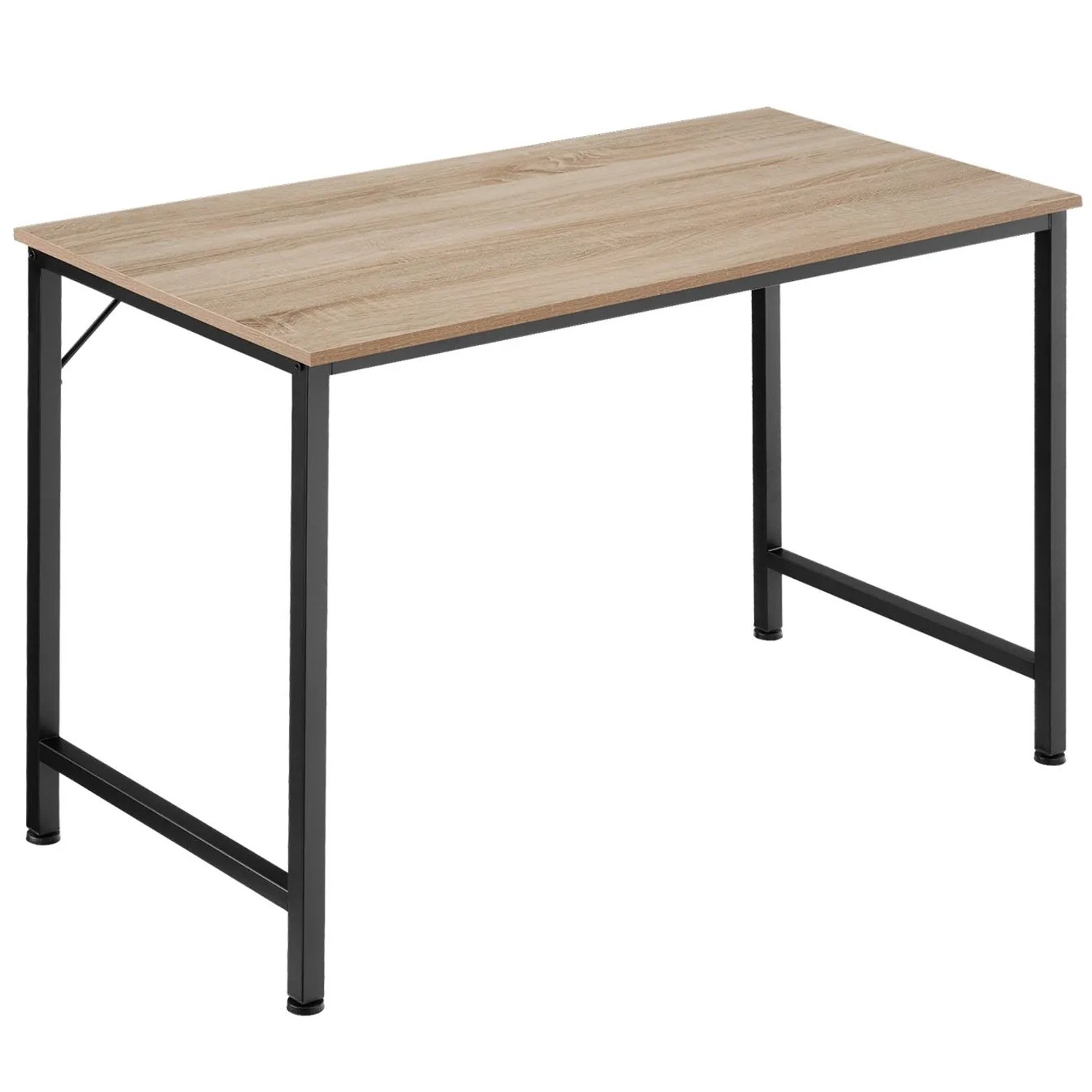 Tectake Schreibtisch Jenkins Industrial Style Holz und Stahl  60 x 120 x 75 50 cm Industrial Holz Hell  Eiche Sonoma