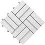 Florco Naturstein-Klickfliese Stone Granit, 30x30cm, 4er-Set für Terrasse & Gehweg.