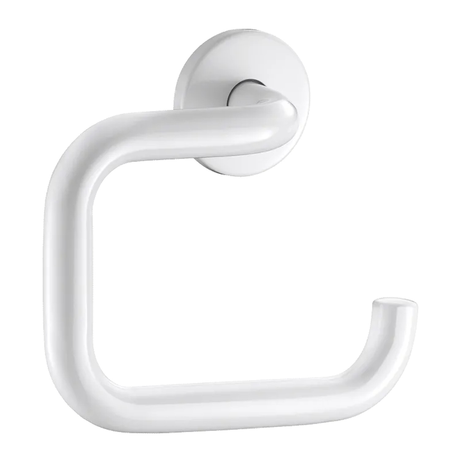 Delabie WC-Papierhalter U-Form Edelstahl pulverbeschichtet weiß