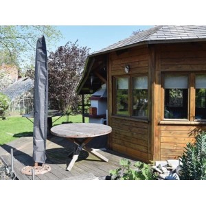 Perel Garten-Schutzhülle für Schirme max. Ø 400 cm 220 cm x 400 cm x 400 cm