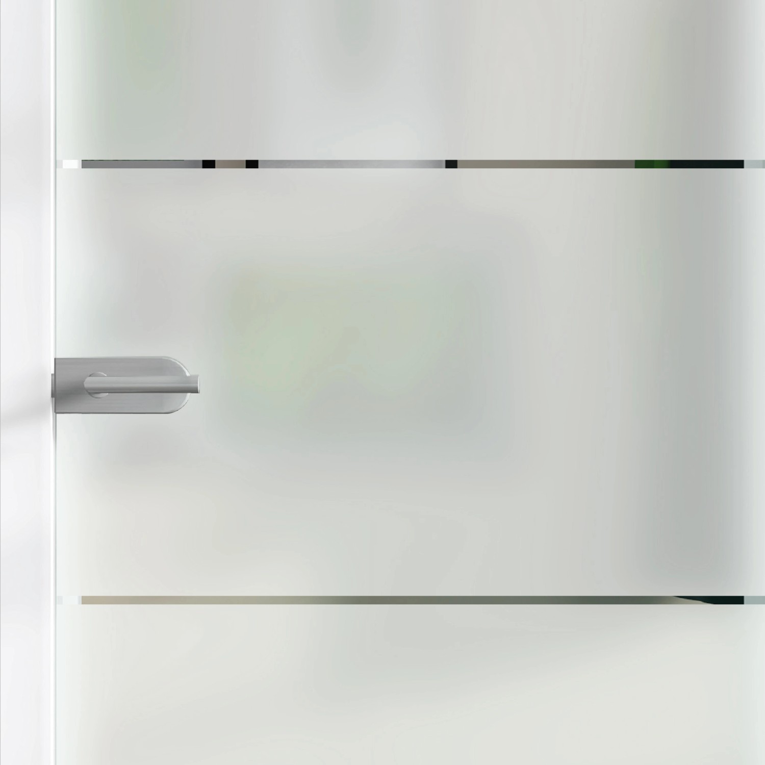 Glasdrehtür mit Siebdruck Dekor 36/05, DIN rechts, mit Türgriff. Glastür für mehr Licht im Raum.