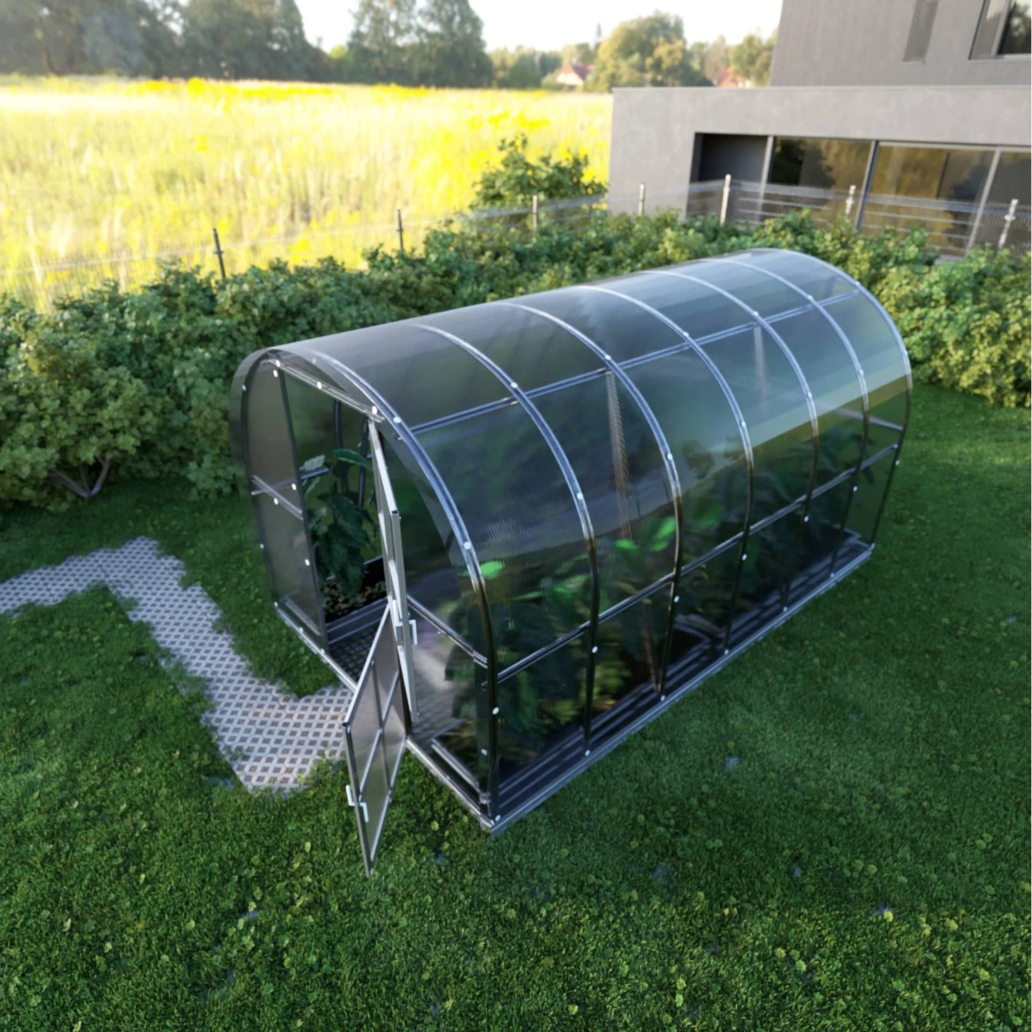 Gewächshaus Netzplane 3 X 4,9 M – 60–70 % Schatten, Mit Messingösen & HDPE-Material – Für Terrasse, Garten, Pool
