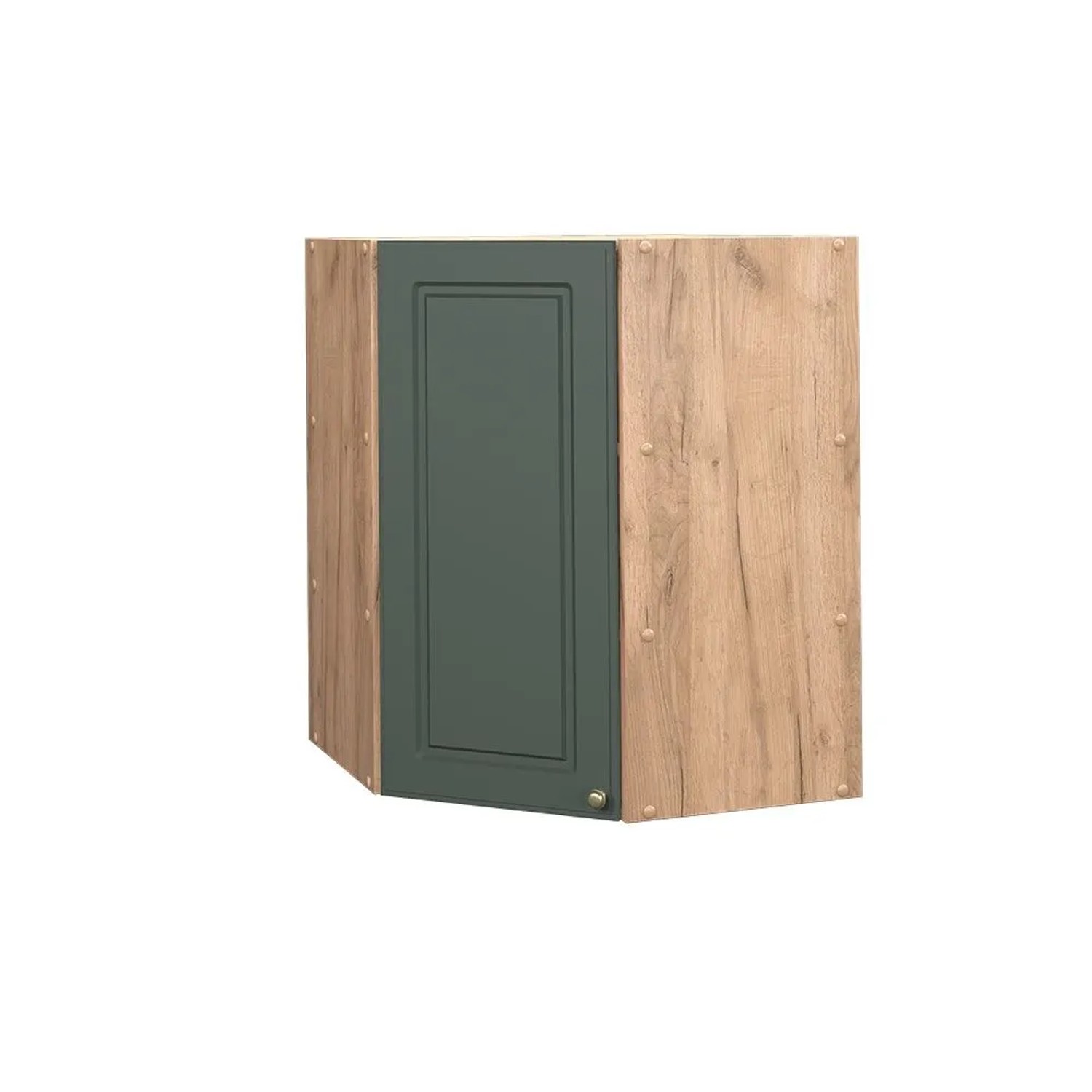 Vicco Eckhängeschrank Fame-Line Grün-Gold Landhaus Goldkraft Eiche 57 cm