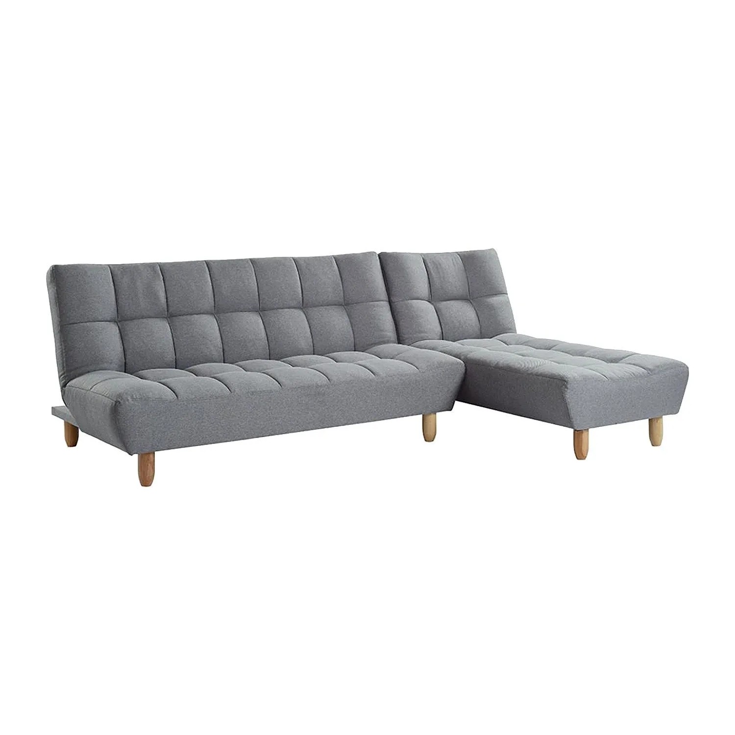 Vente-unique Schlafsofa Esteban Grau 84 cm  182 cm