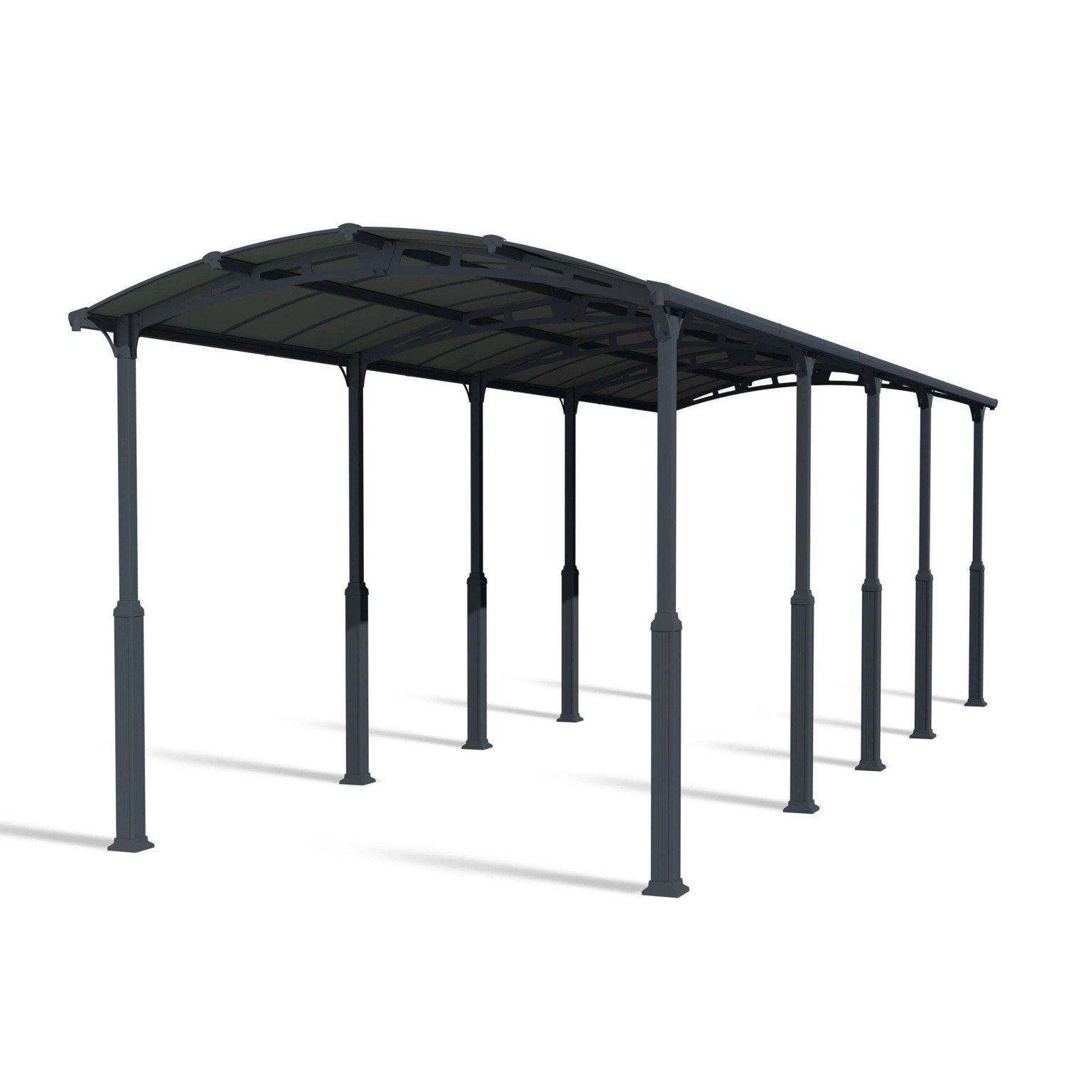 Canopia Carport Arcadia Alpine 10600 Anthrazit 360 cm x 1100 cm
