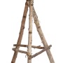 dobar Vogelfutterhaus Birke mit Reetdach und Ständer, naturbelassen.