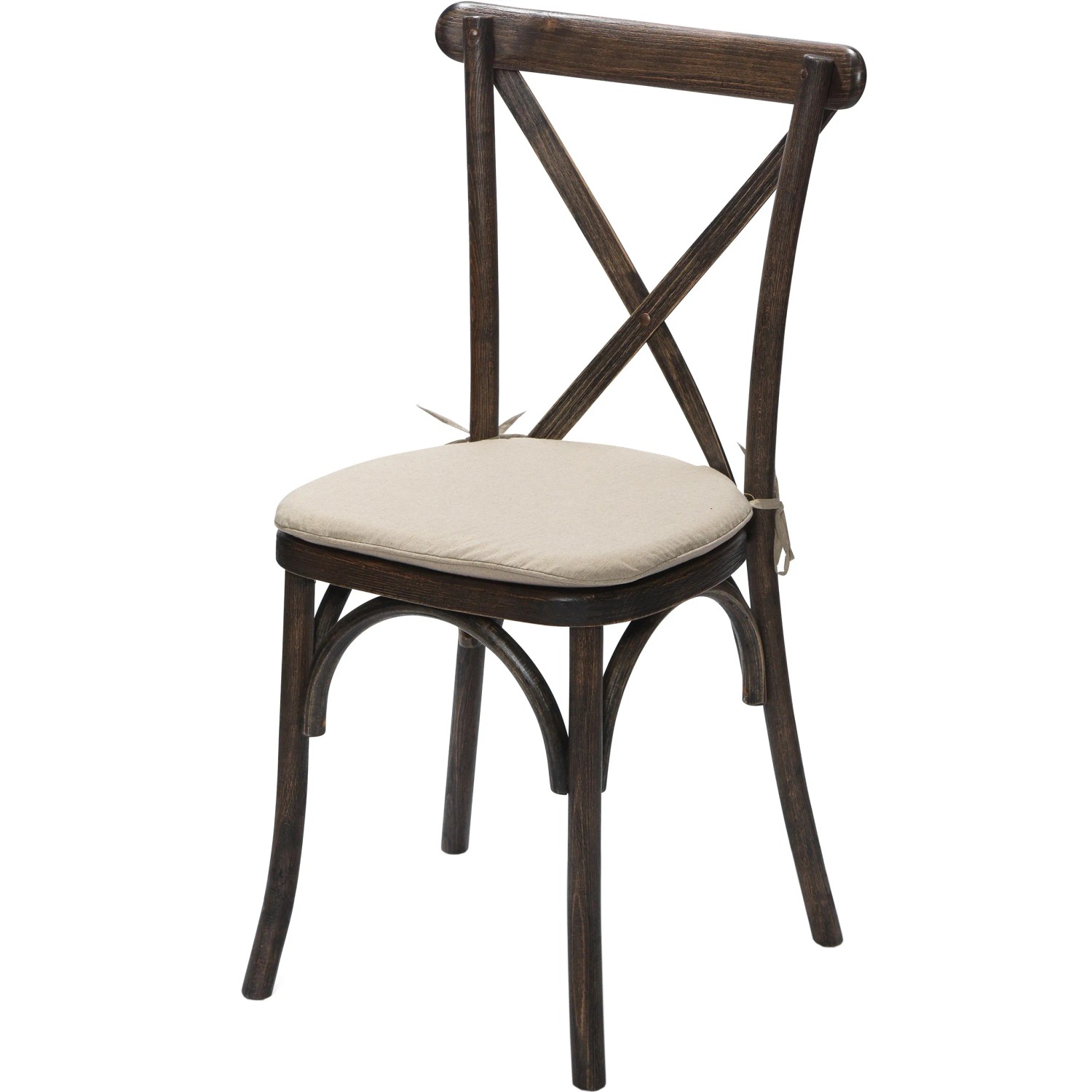 VEBA Crossback Sitzkissen Ecru