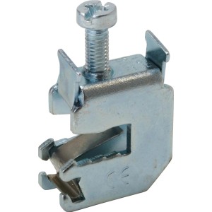 Sammelschienenklemme für Verteiler-Zubehör, 1,5-35 mm², mit Schraube und Montagehilfe.