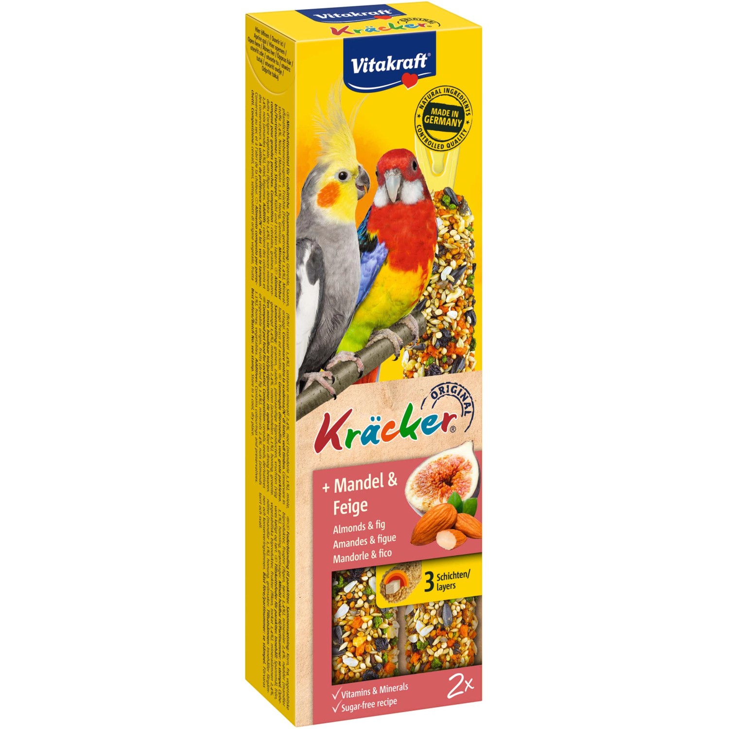 Vitakraft Kräcker Mandel und Feige 2 Stück / 180 g