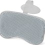 Nackenkissen für Bestway Lay-Z-Spa Whirlpool, grau, mit Netzstruktur und Halteband.
