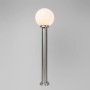 QAZQA Moderne Außenleuchte Pfahl Edelstahl 100 cm Sfera_4
