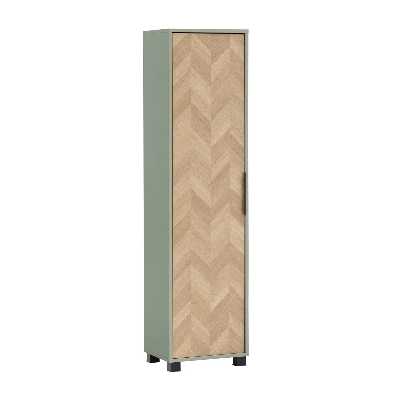 Schildmeyer Hochschrank Piazza 157,8 cm x 40,3 cm x 33 cm Pistazie Fischgräte