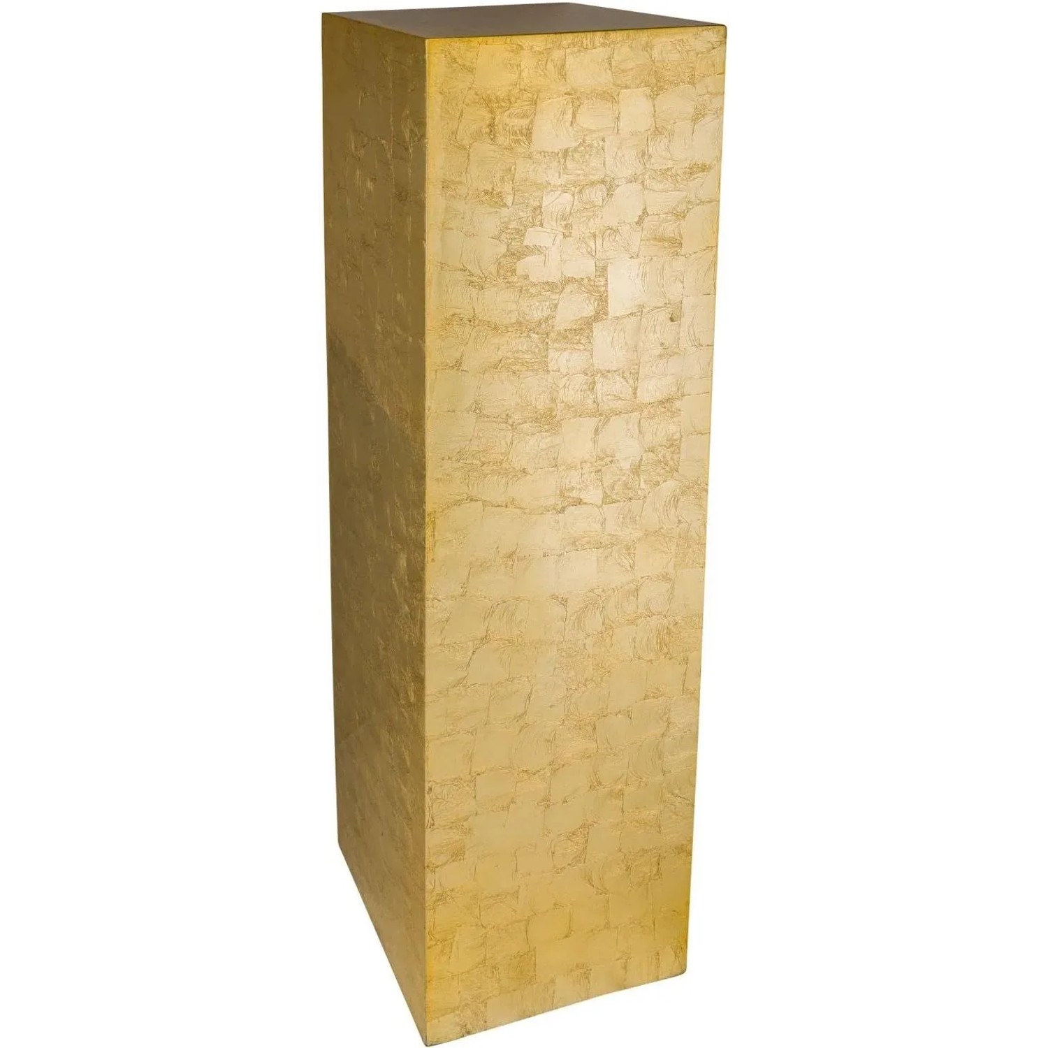 Vivanno Podest Podest 30 cm x 30 cm x 100 cm Blattgold
