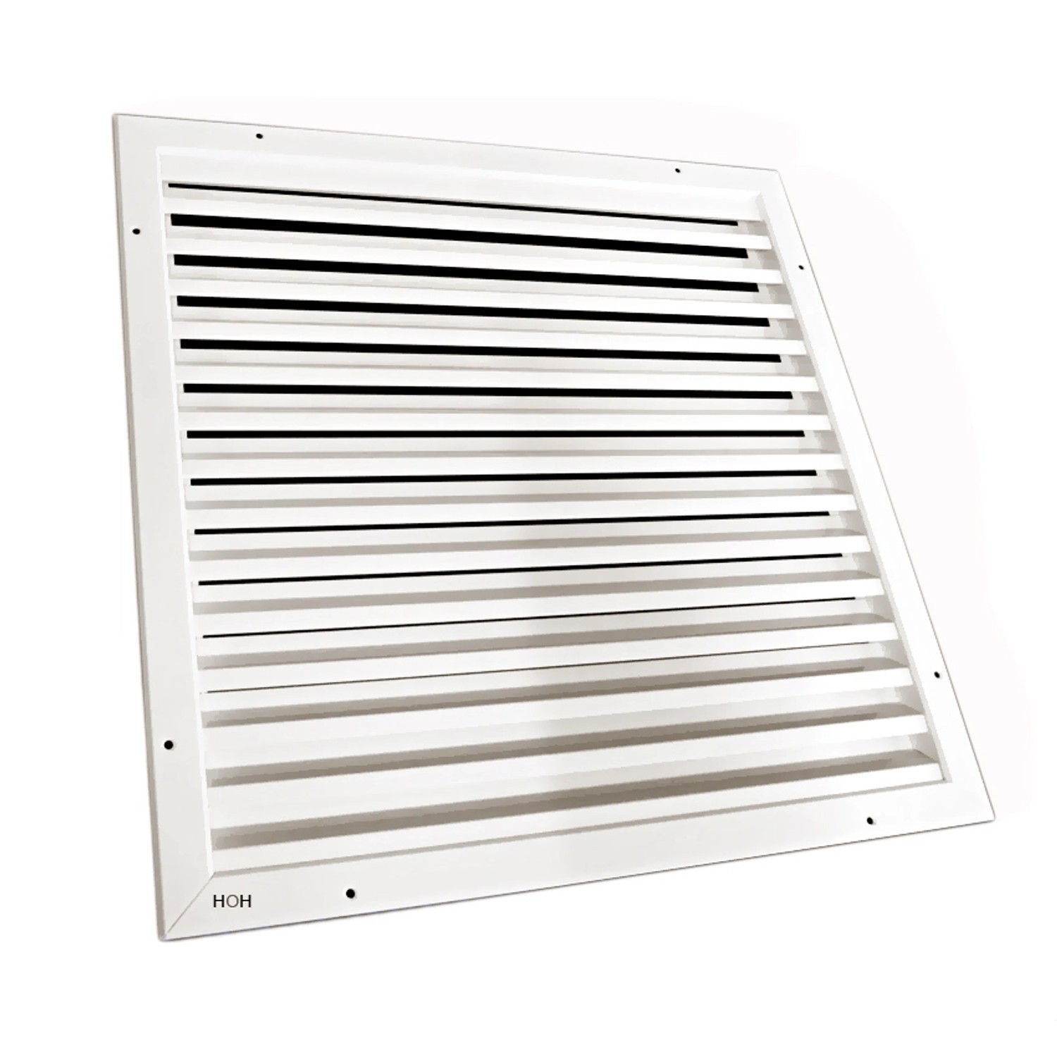 Häusler Lüftungsgitter LG-5050 RW Alu Weiss PVD 545 x 545 mm Abluftgitter günstig online kaufen