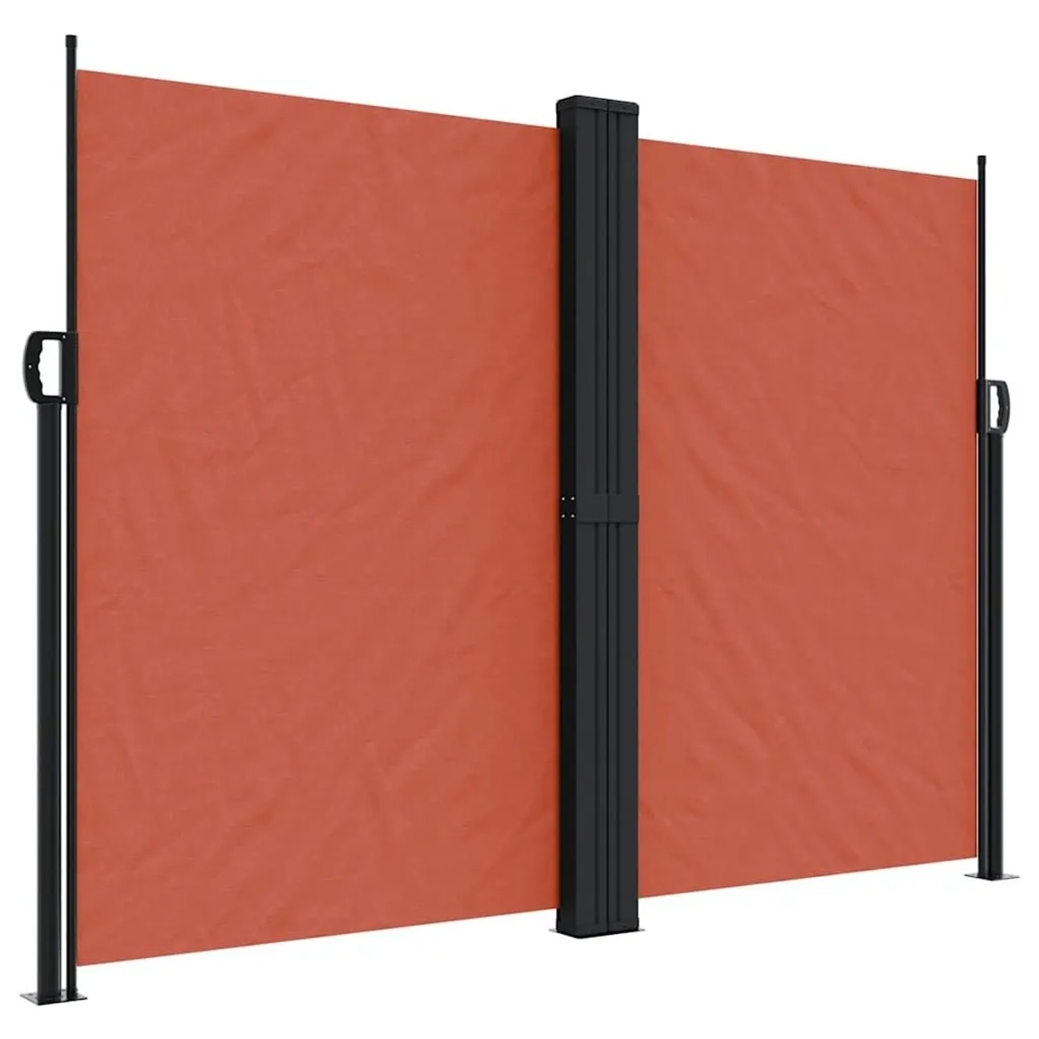 vidaXL Seitenmarkise Ausziehbar Terrakottarot 180x1200 cm 4004843