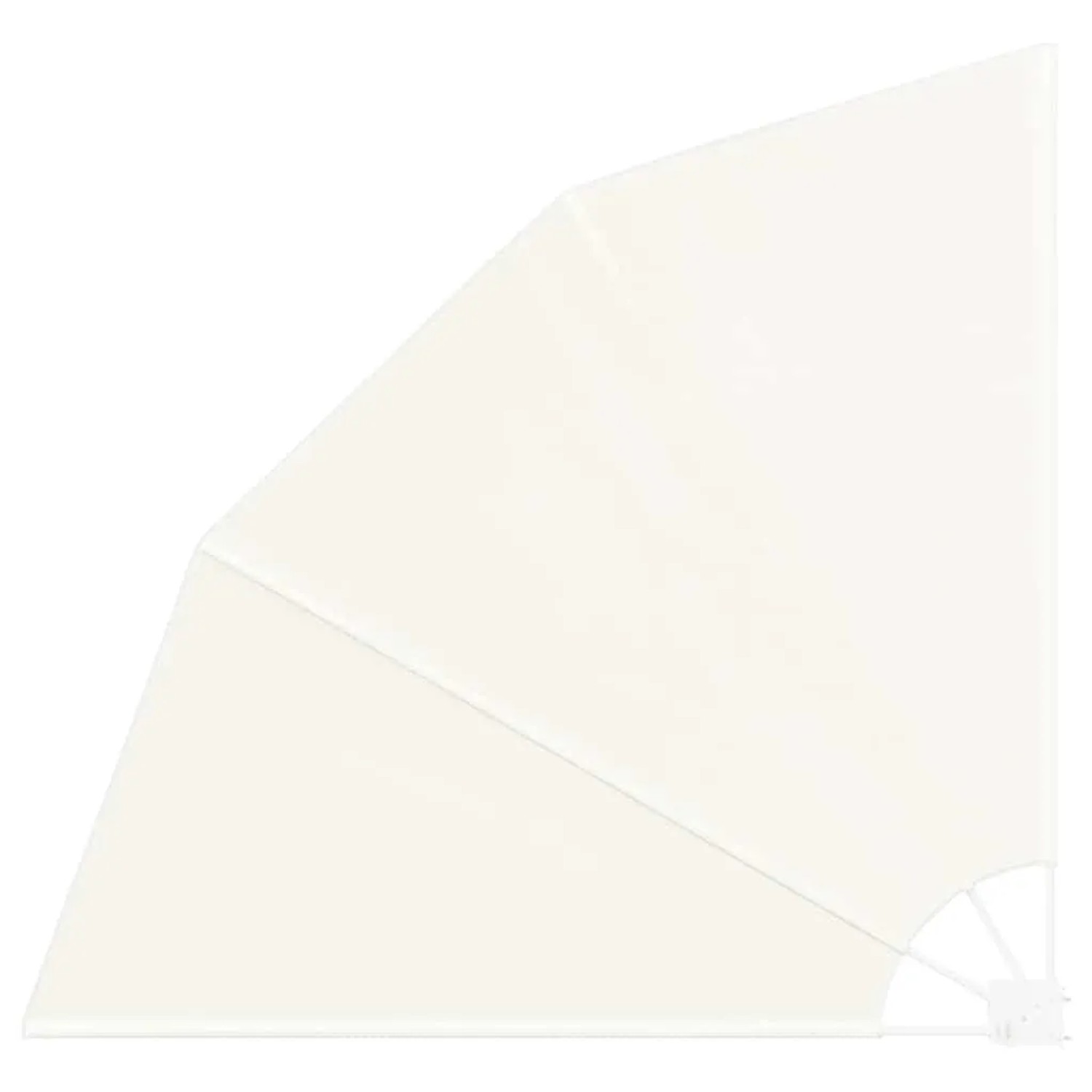 vidaXL Faltbarer Balkonfächer Creme 210×210 cm 41576